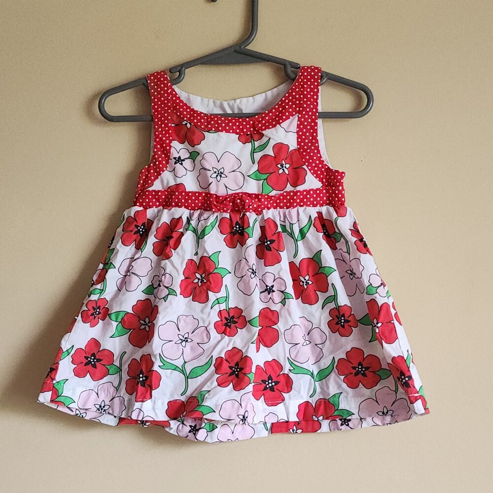 Park Bench Kids - Toddler Girls Floral Dress Size 18 Months - Picture 2 of 6